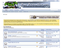 Tablet Screenshot of das-bemalforum.de